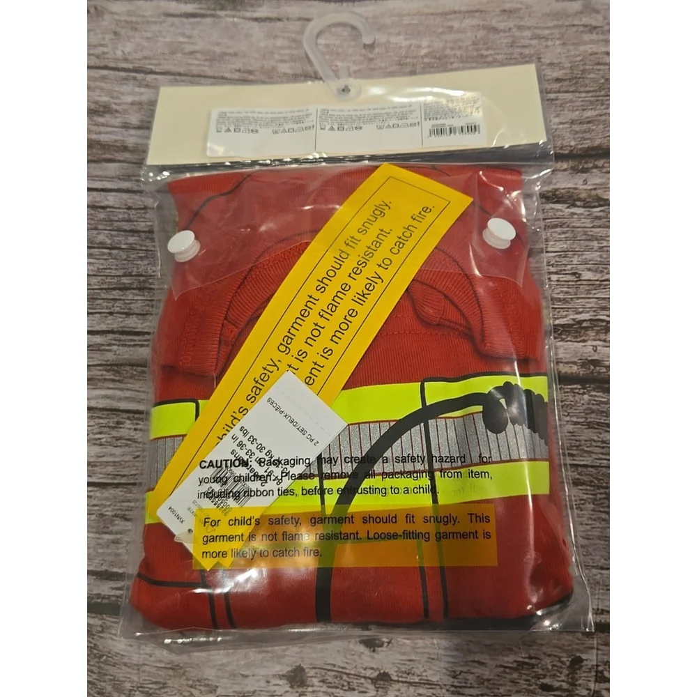 Baby Gap Fire Department PJ Set Size 2 Years New-Sealed
